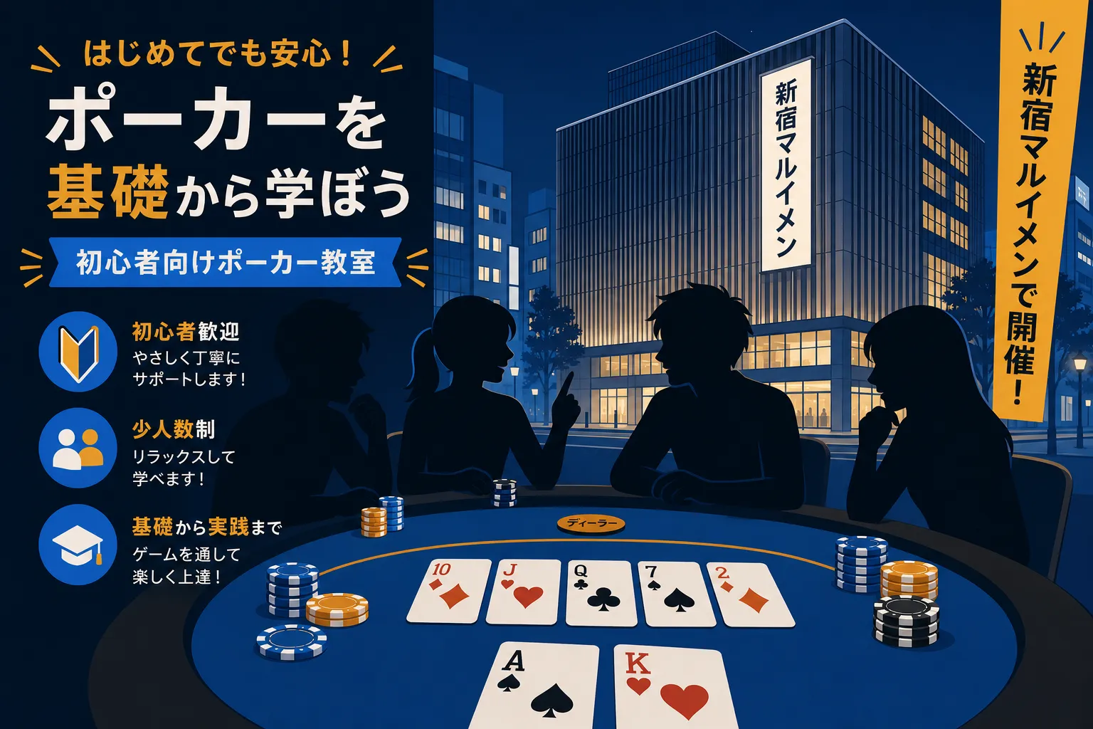 JCSホールデムとは|新宿のポーカー教室解説