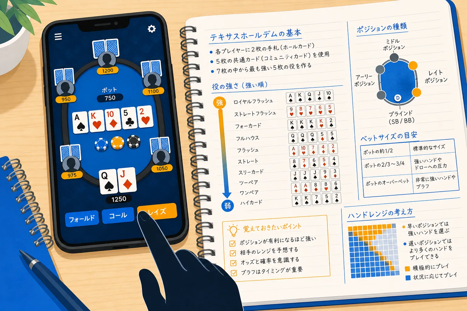 mホールデムとは|MIXIの人気テキサスホールデムアプリ